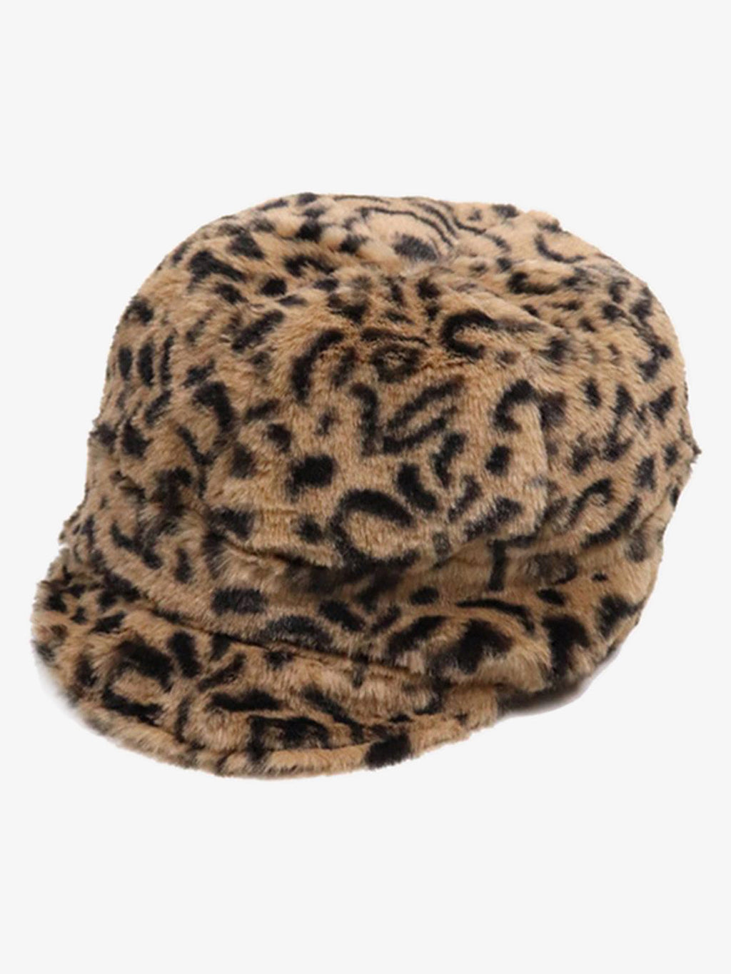 Retro Leopard Plush Earmuff Winter Hat