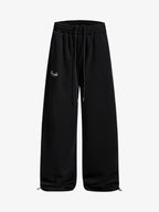 Street Detachable Flap Lace-up Jogger Pants