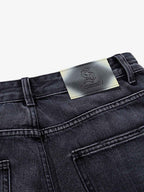 Retro Distressed Colorful Graffiti Art Print Jeans
