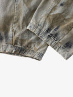 Dirty Wash Spray Dyed Barrel Jeans