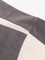 Jersey Deconstructed Contrast Color Stitching Print T-shirt - 2407