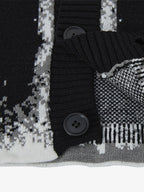 Retro Butterfly Gradient Knit Cardigan Sweater