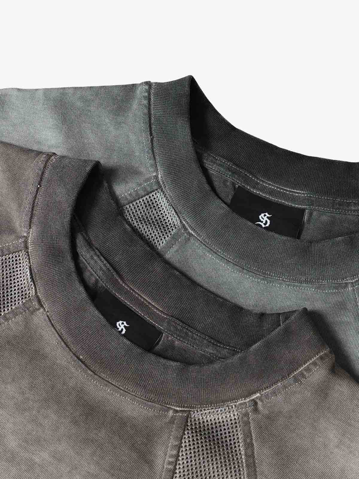Vintage Washed Panel Raglan T-Shirt