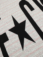 Graphic Letter Star Print Long Sleeve T-Shirt