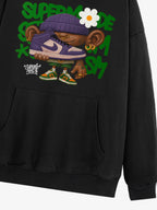 Street Cartoon Trend Sneakers Boy Hoodie