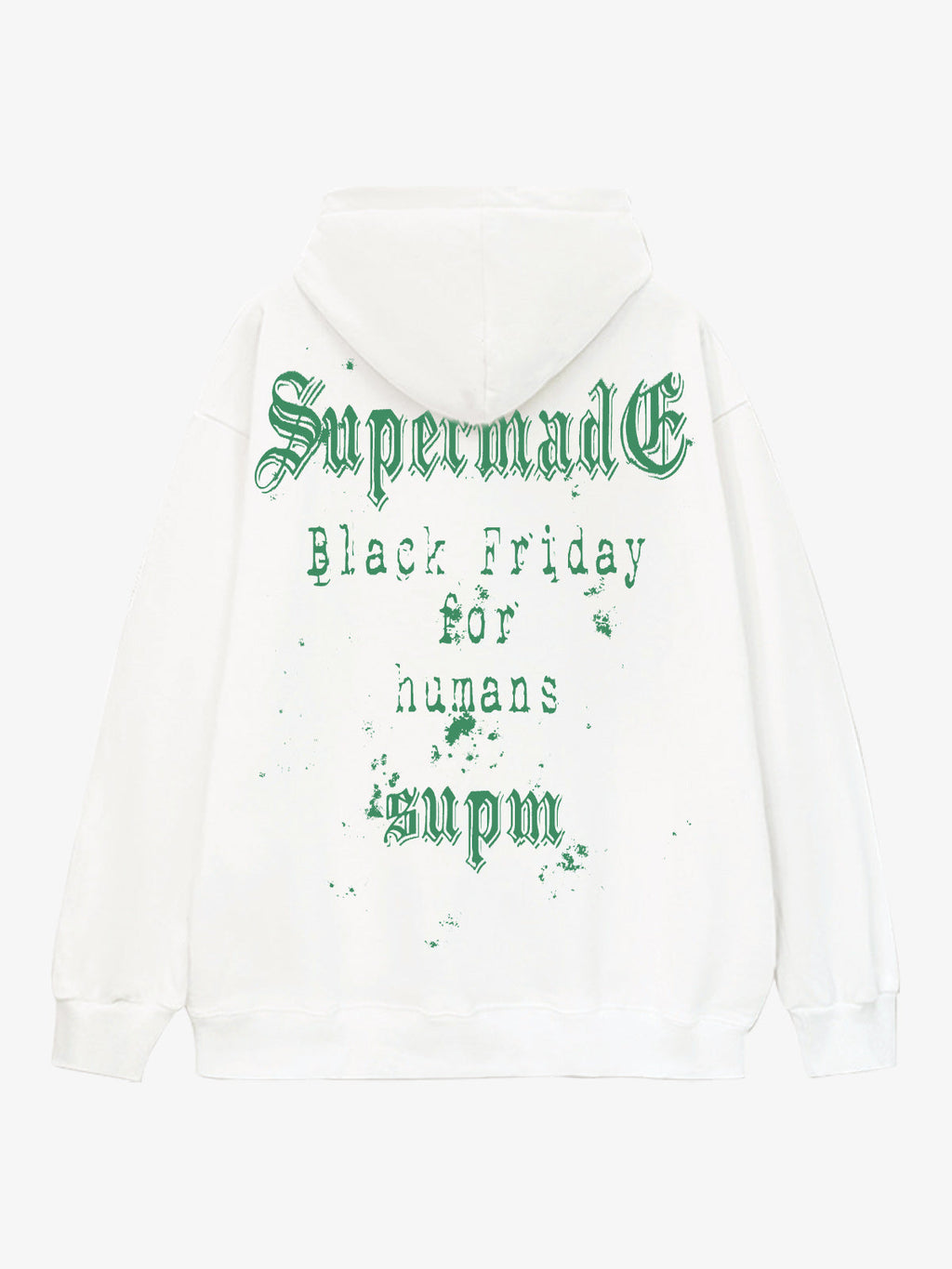 Gothic Skull Spider Web Graphic Hoodie