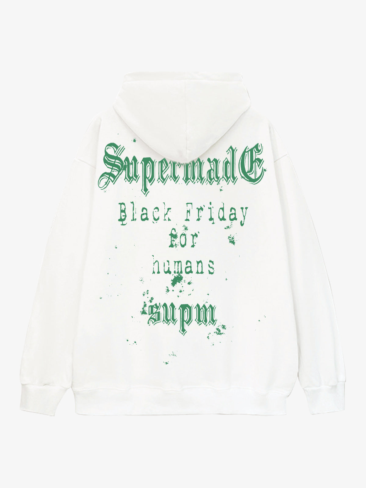 Gothic Skull Spider Web Graphic Hoodie