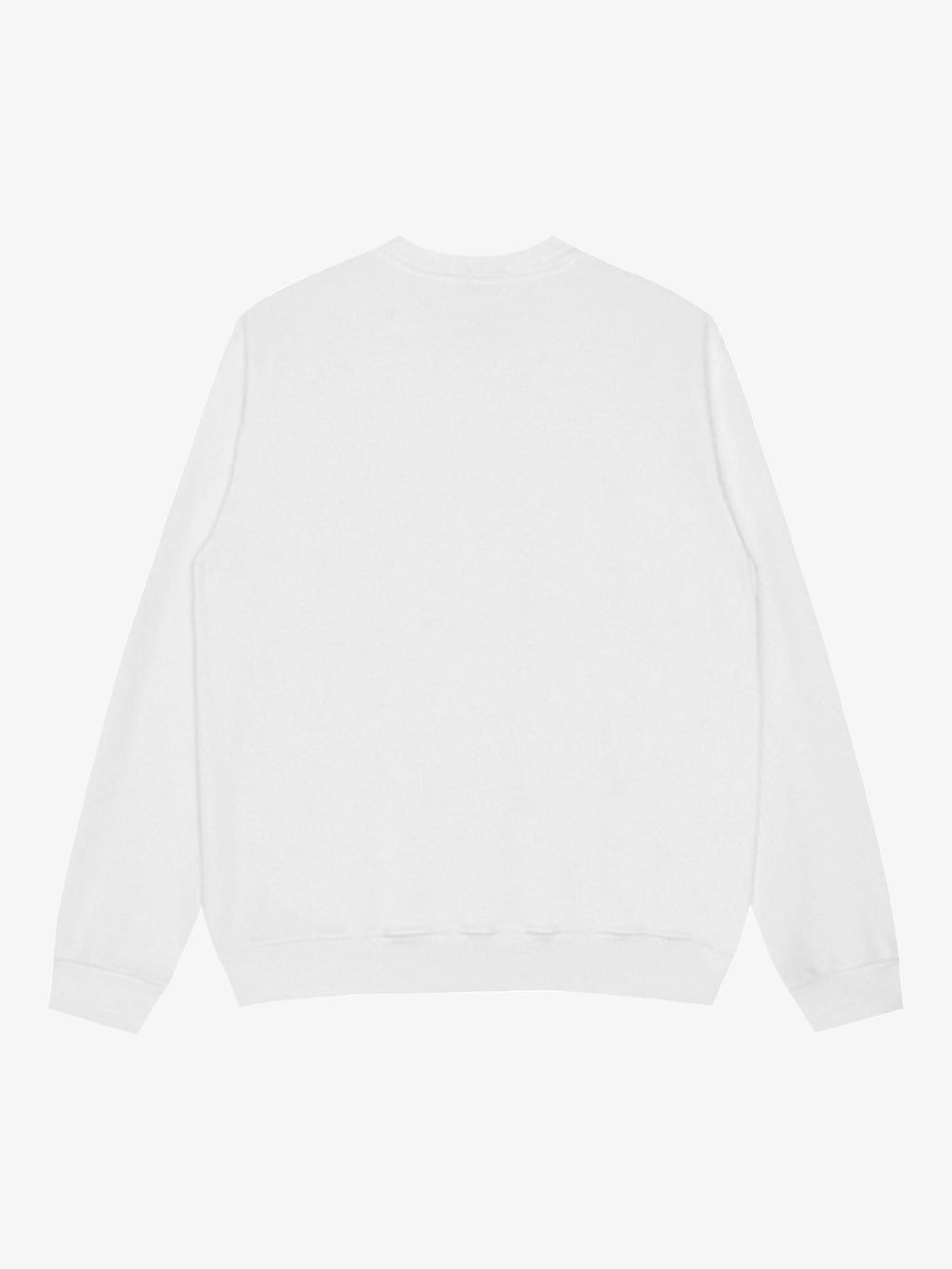 Street Contrast Design Slogan Print Round Neck Sweatshirt