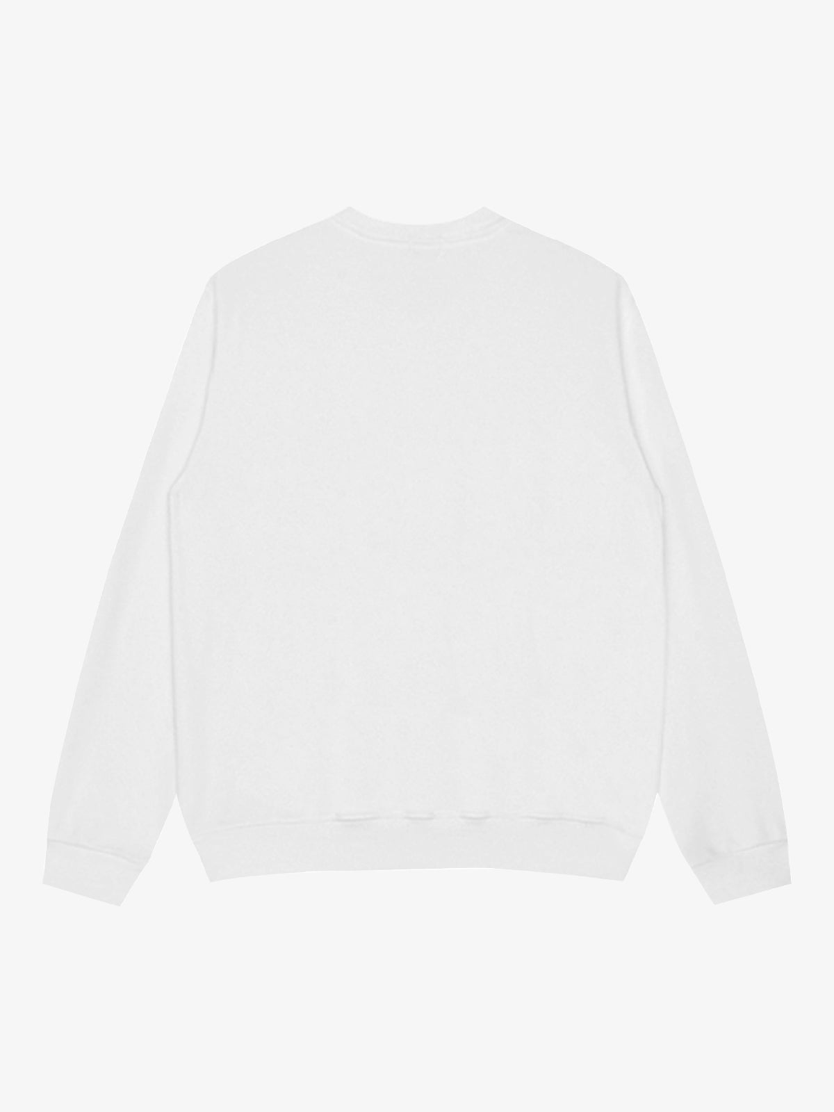 Street Contrast Design Slogan Print Round Neck Sweatshirt
