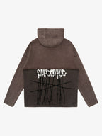 Distressed Thorn Destruction Painting Hoodie