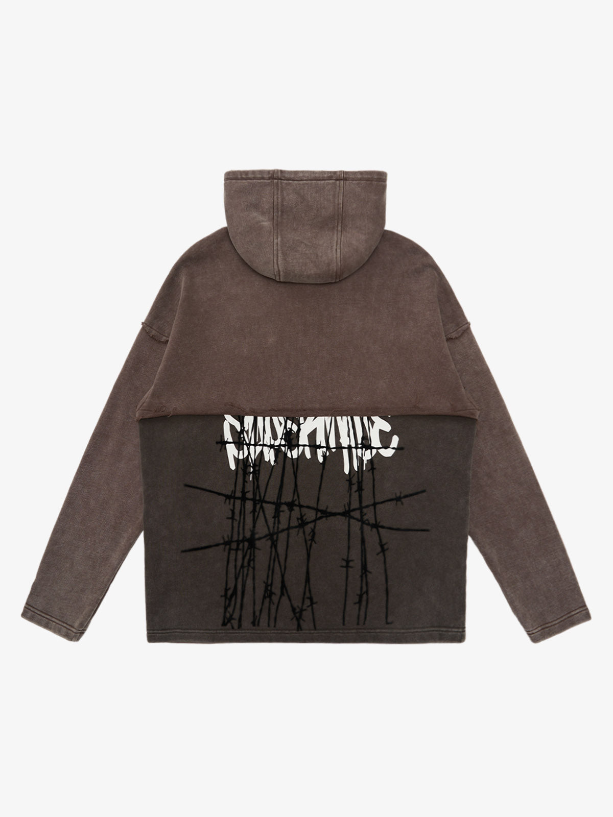 Distressed Thorn Destruction Painting Hoodie