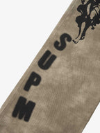 Original Large Cross Angel Print Distressed Jeans - 2552