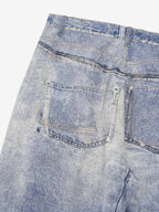 Frame Cross Print Denim Jeans - 2554