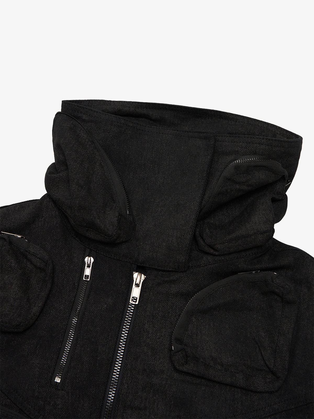 Heavy-Duty Multi-Pocket Multi-Zipper Vest