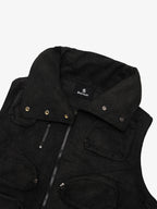 Heavy-Duty Multi-Pocket Multi-Zipper Vest