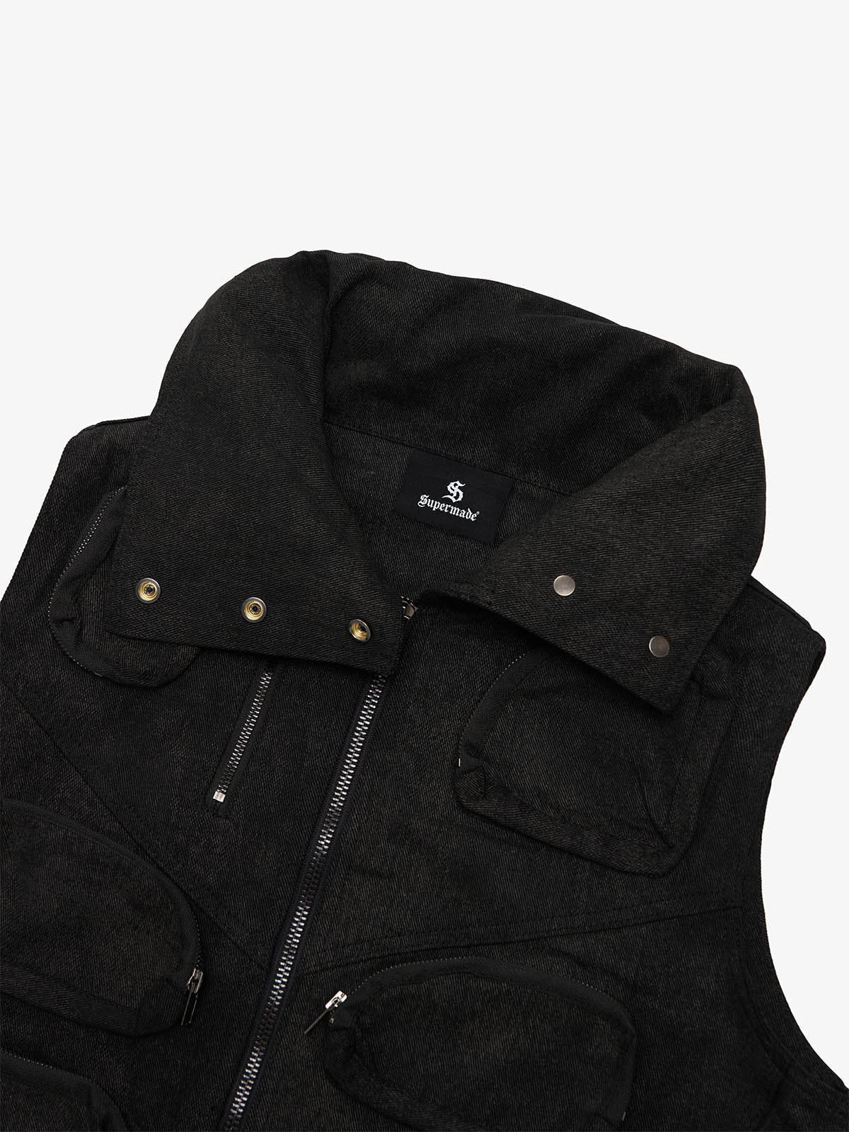 Heavy-Duty Multi-Pocket Multi-Zipper Vest