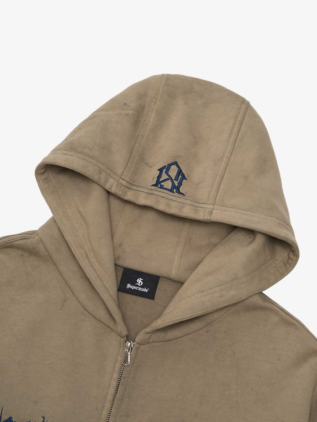 precipice Thorn Embroidery Zip Hoodie