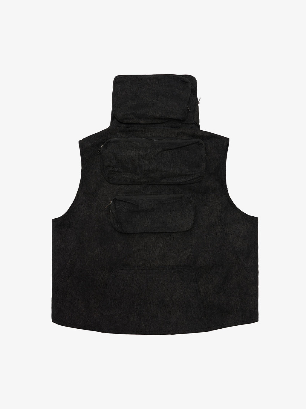 Heavy-Duty Multi-Pocket Multi-Zipper Vest