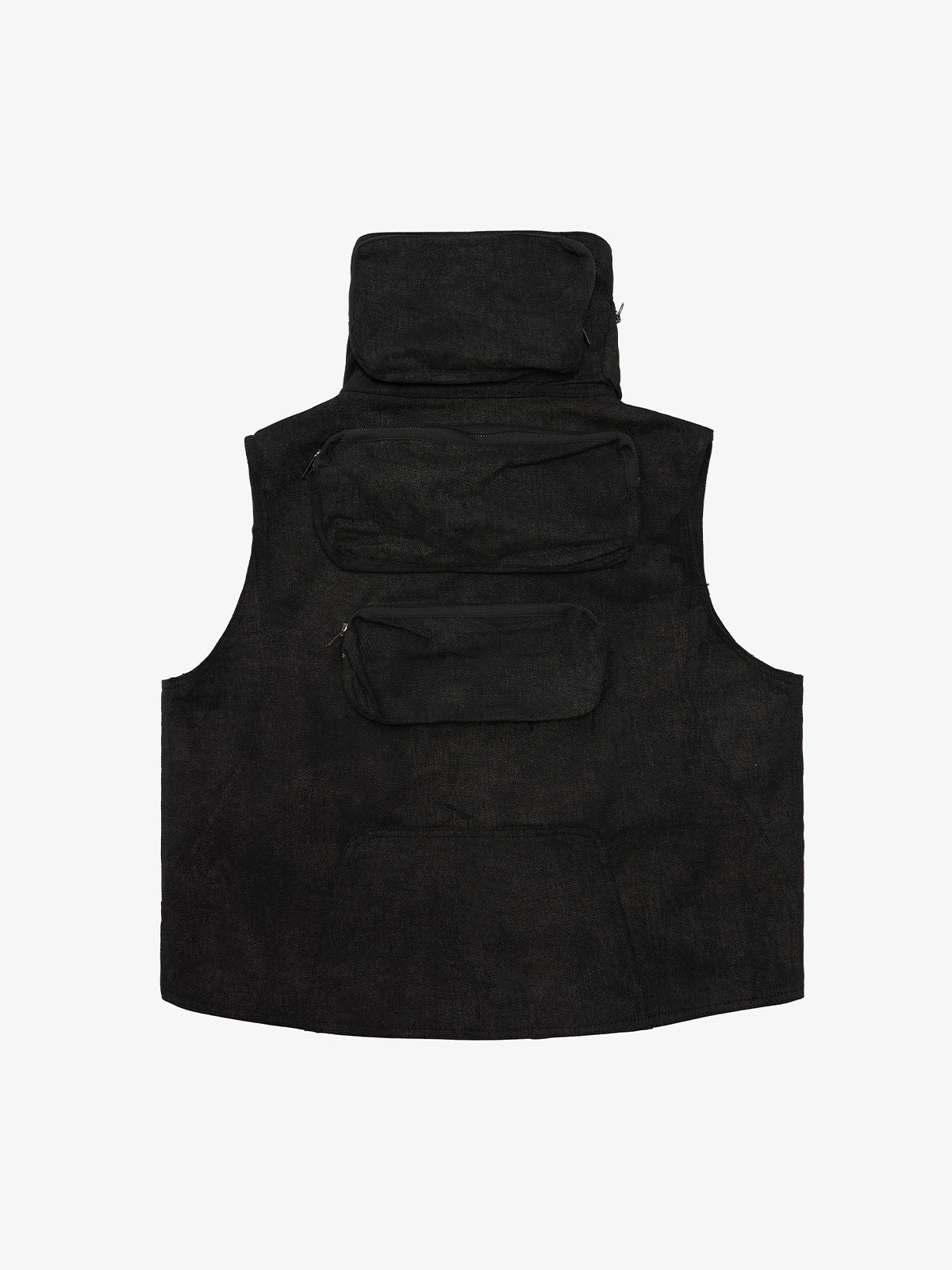 Heavy-Duty Multi-Pocket Multi-Zipper Vest
