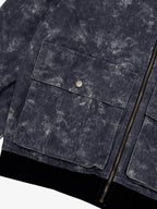 Original Oversized Denim Hoodie And Shorts Set - 2583