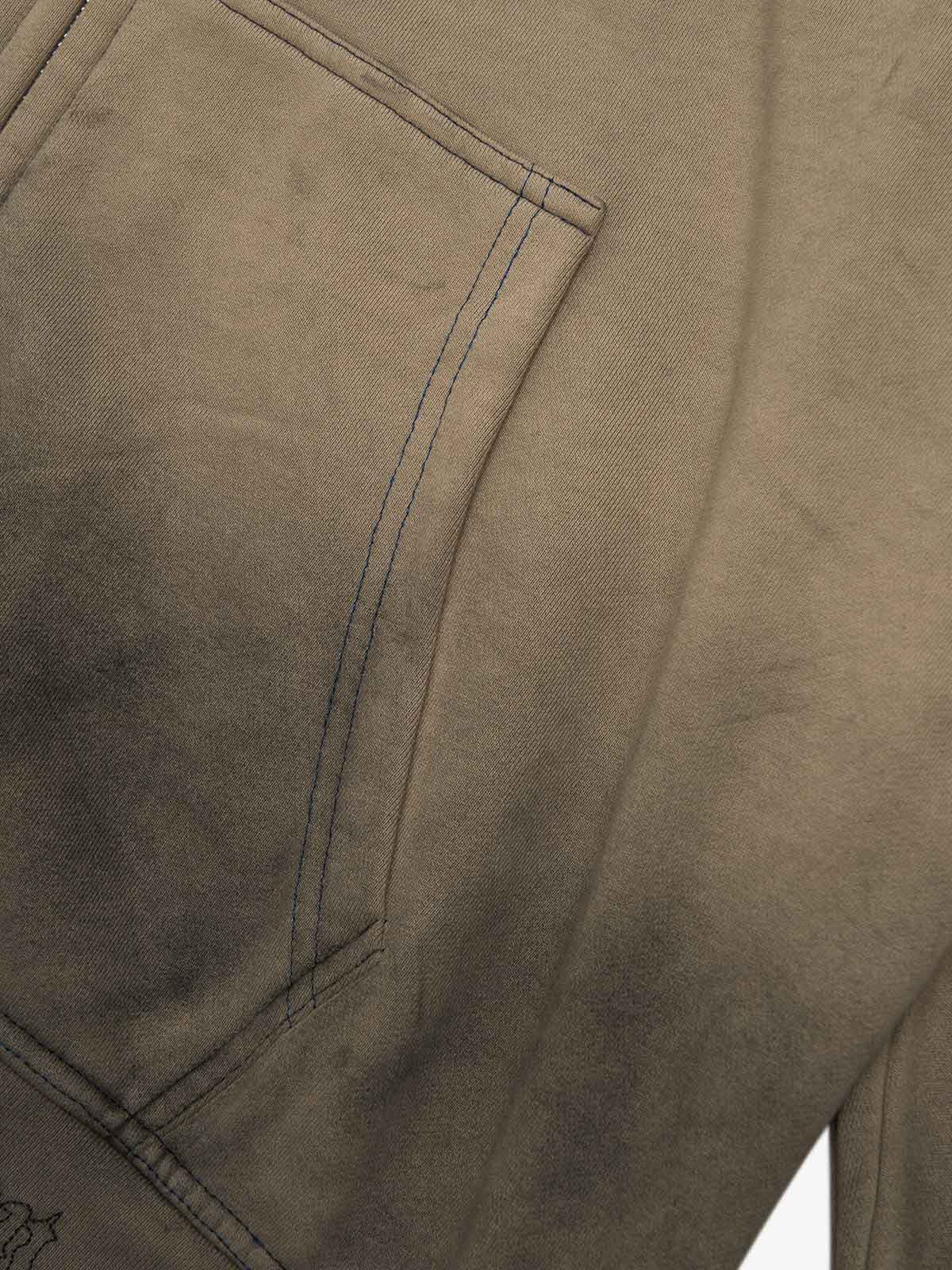 precipice Thorn Embroidery Zip Hoodie