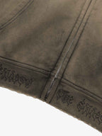 precipice Thorn Embroidery Zip Hoodie