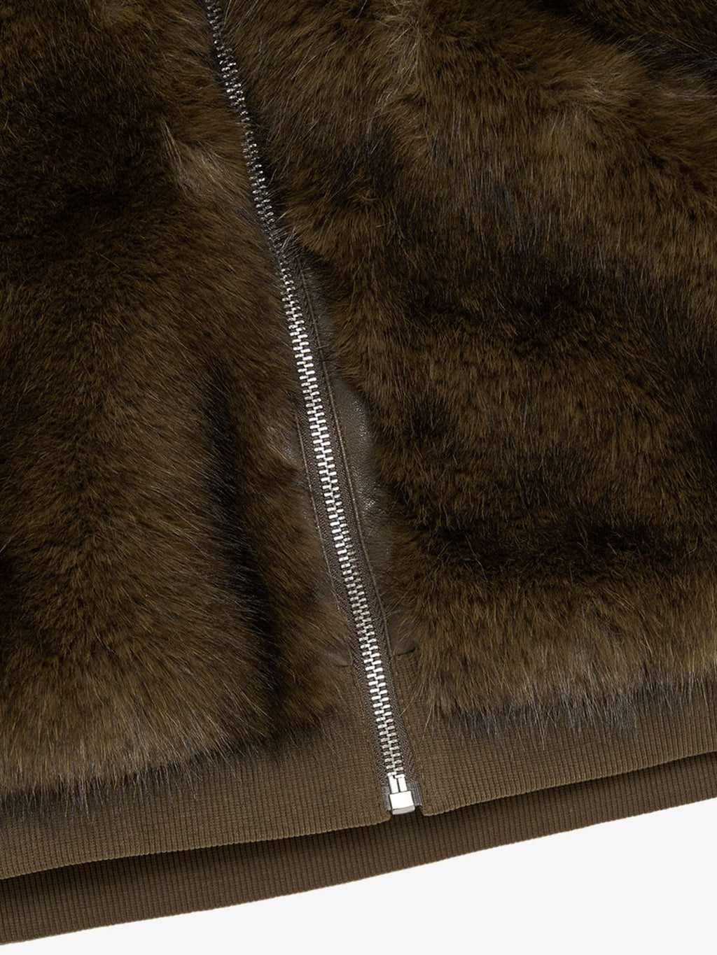 precipice Embroidered Fur Jacket - 2486