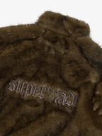 precipice Embroidered Fur Jacket - 2486