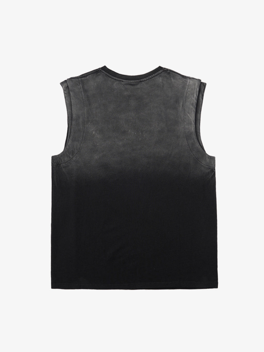 Jersey Knit Gradient Embroidered Stars Tank Top - 2461