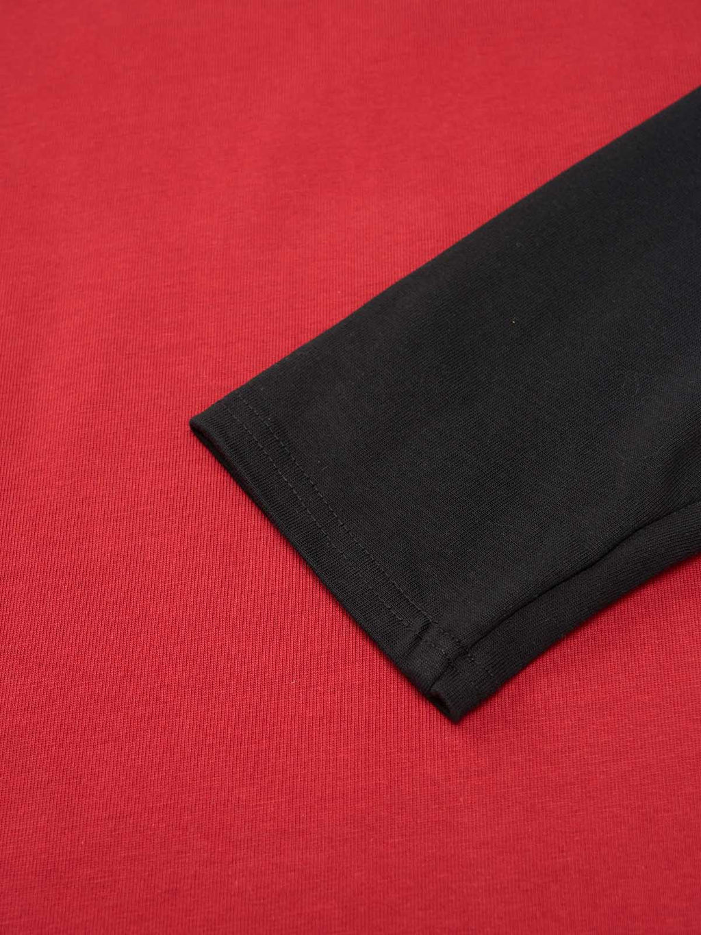 Original Retro Contrast Color Long-Sleeved T-Shirt