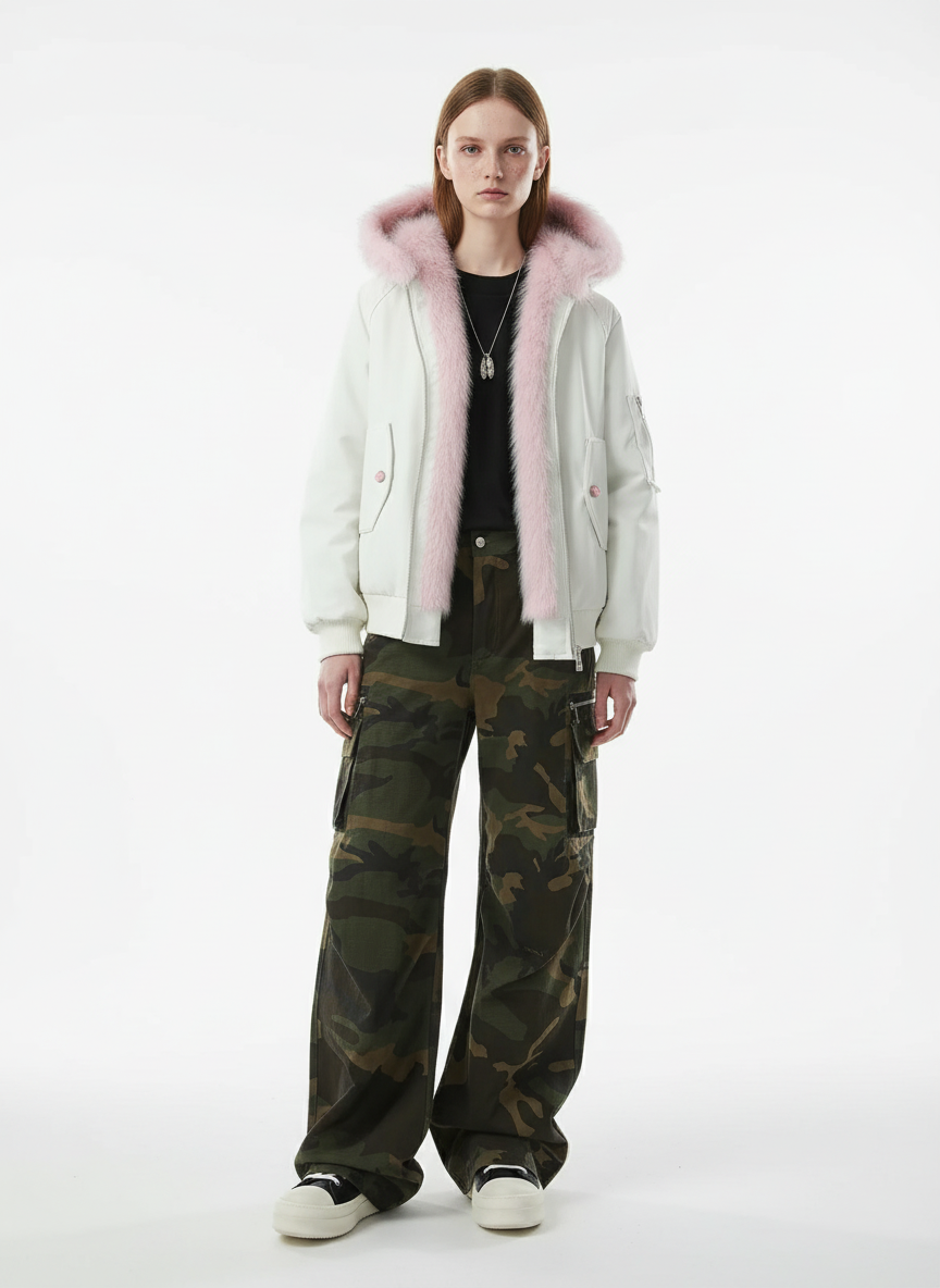 Vintage Multi-Pocket Functional Camo Cargo Pants