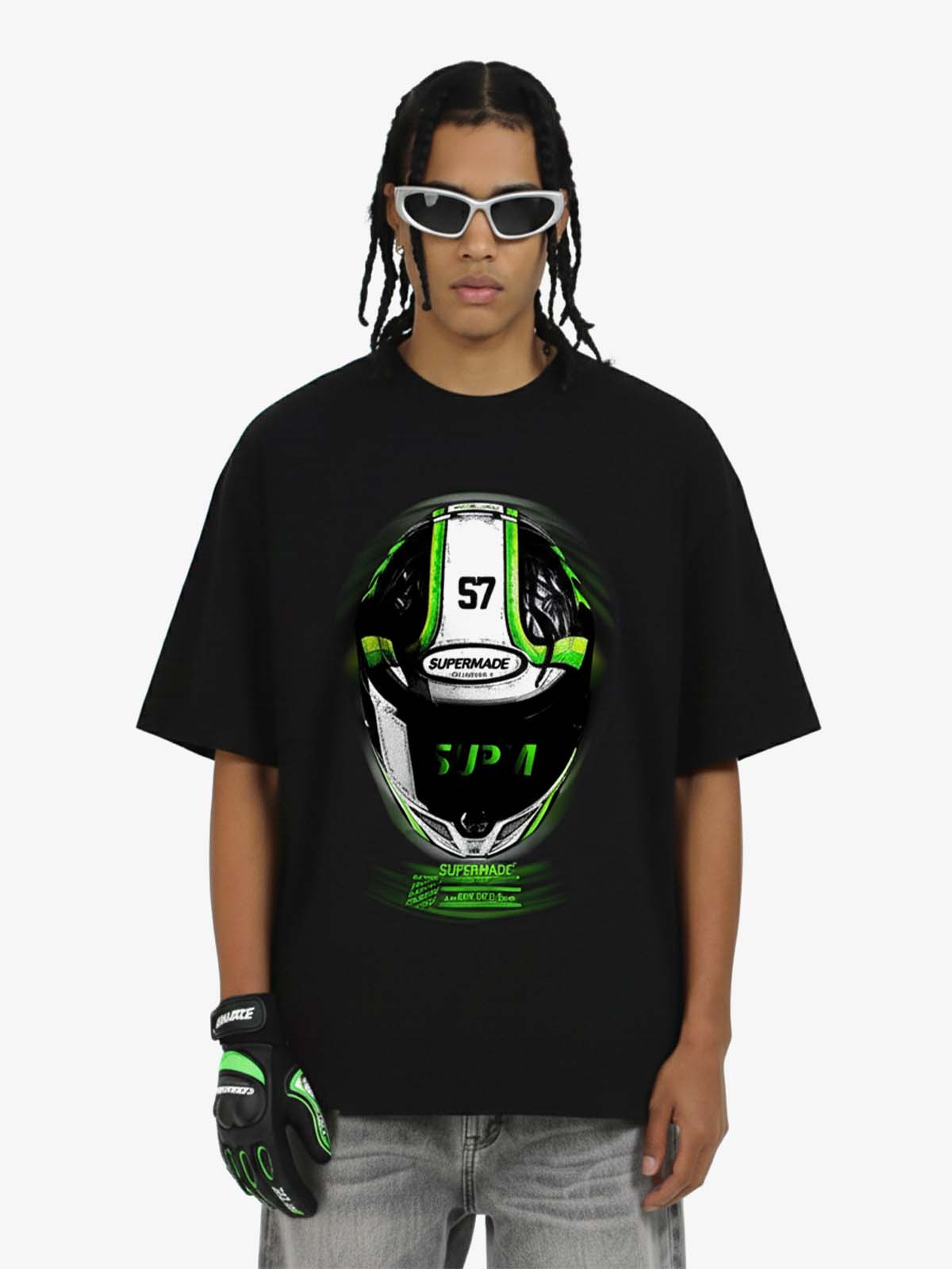 Motorcycle Helmet Graphic T-Shirt
