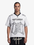 Jersey Style Snake Print T-Shirt - 2418