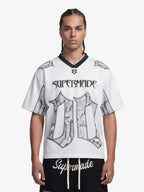 Jersey Style Snake Print T-Shirt - 2418