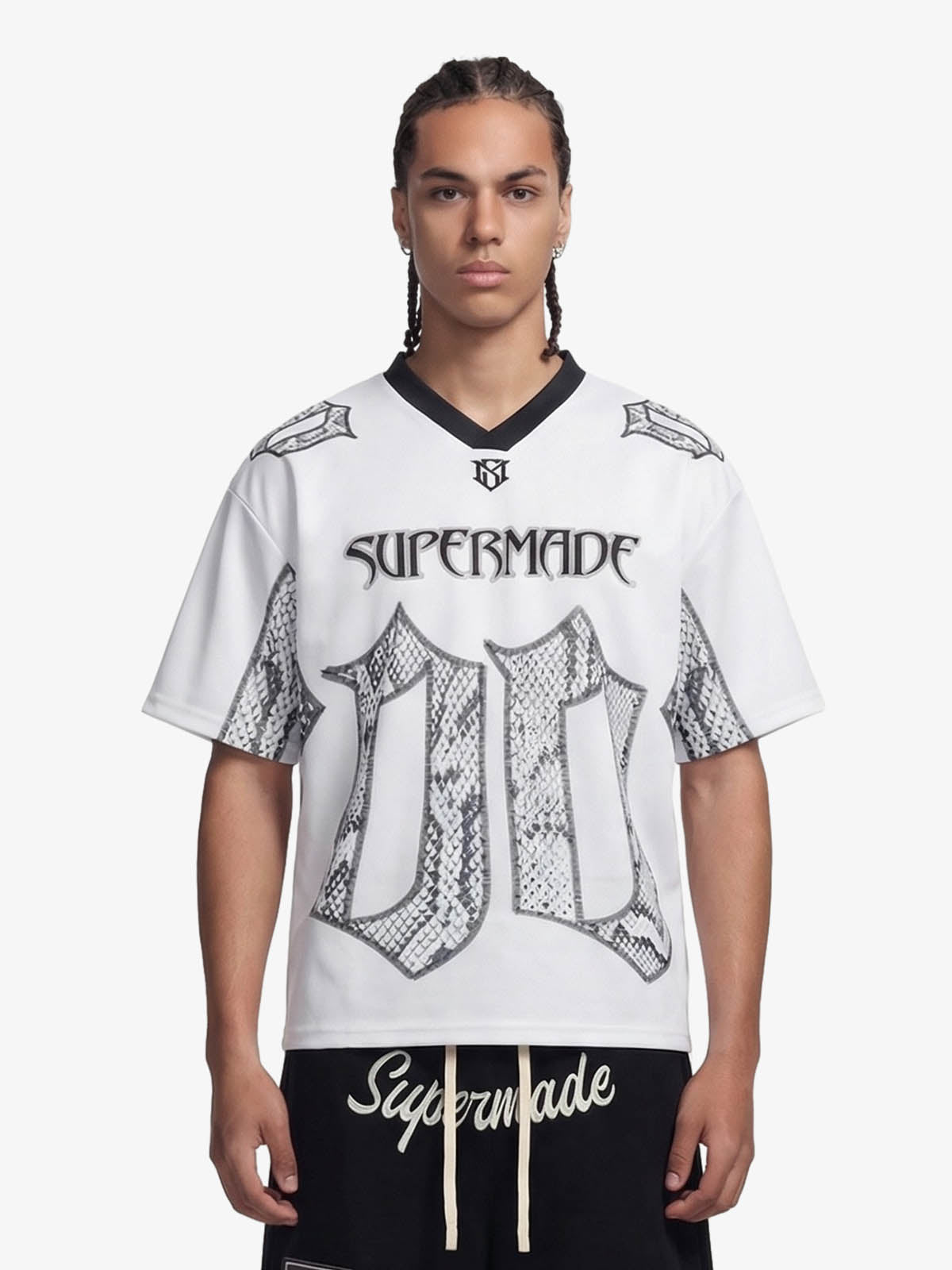 Jersey Style Snake Print T-Shirt - 2418