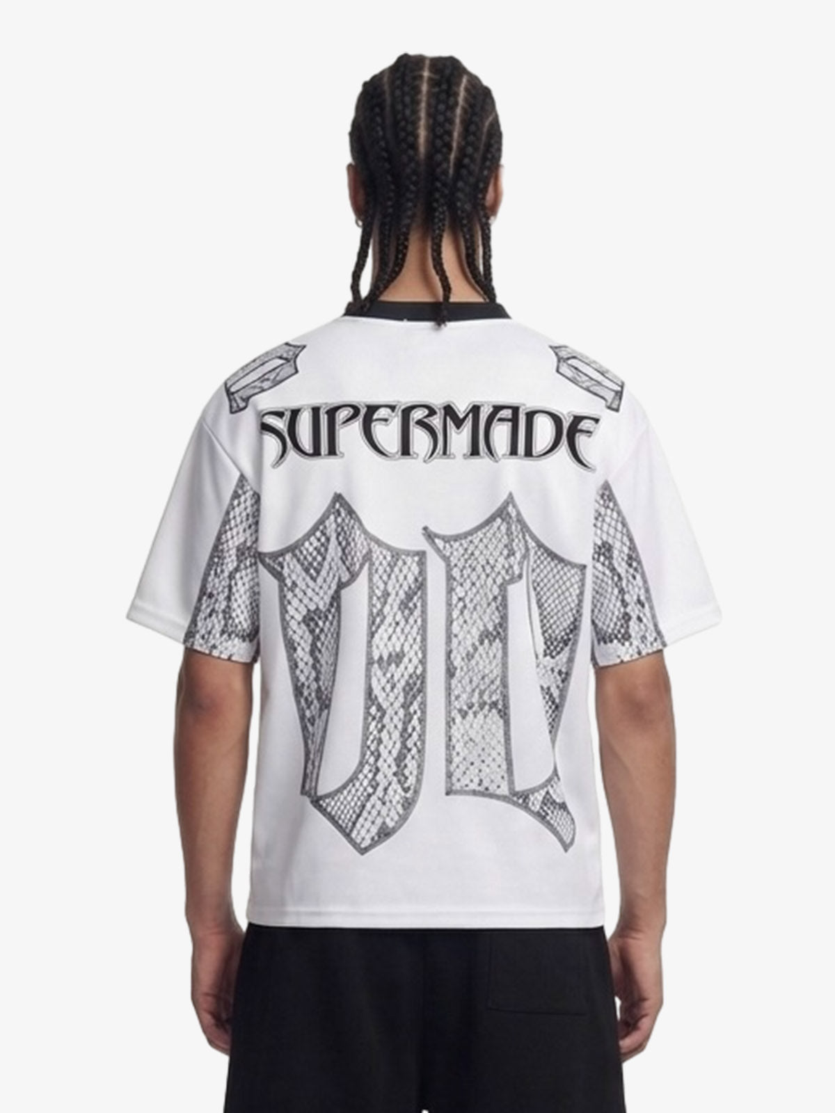 Jersey Style Snake Print T-Shirt - 2418