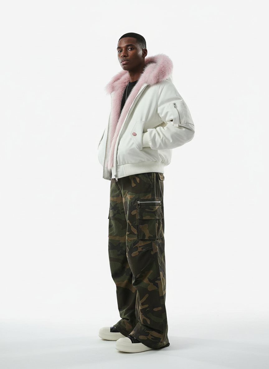 Vintage Multi-Pocket Functional Camo Cargo Pants