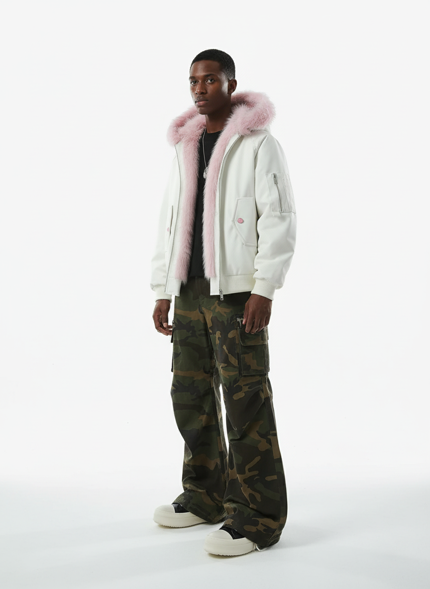 Vintage Multi-Pocket Functional Camo Cargo Pants