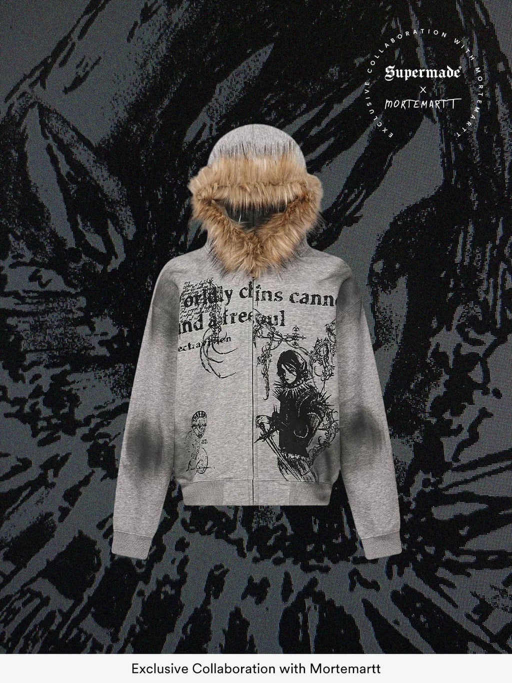precipice × Mortemartt Graphic Hooded Jacket- 2279
