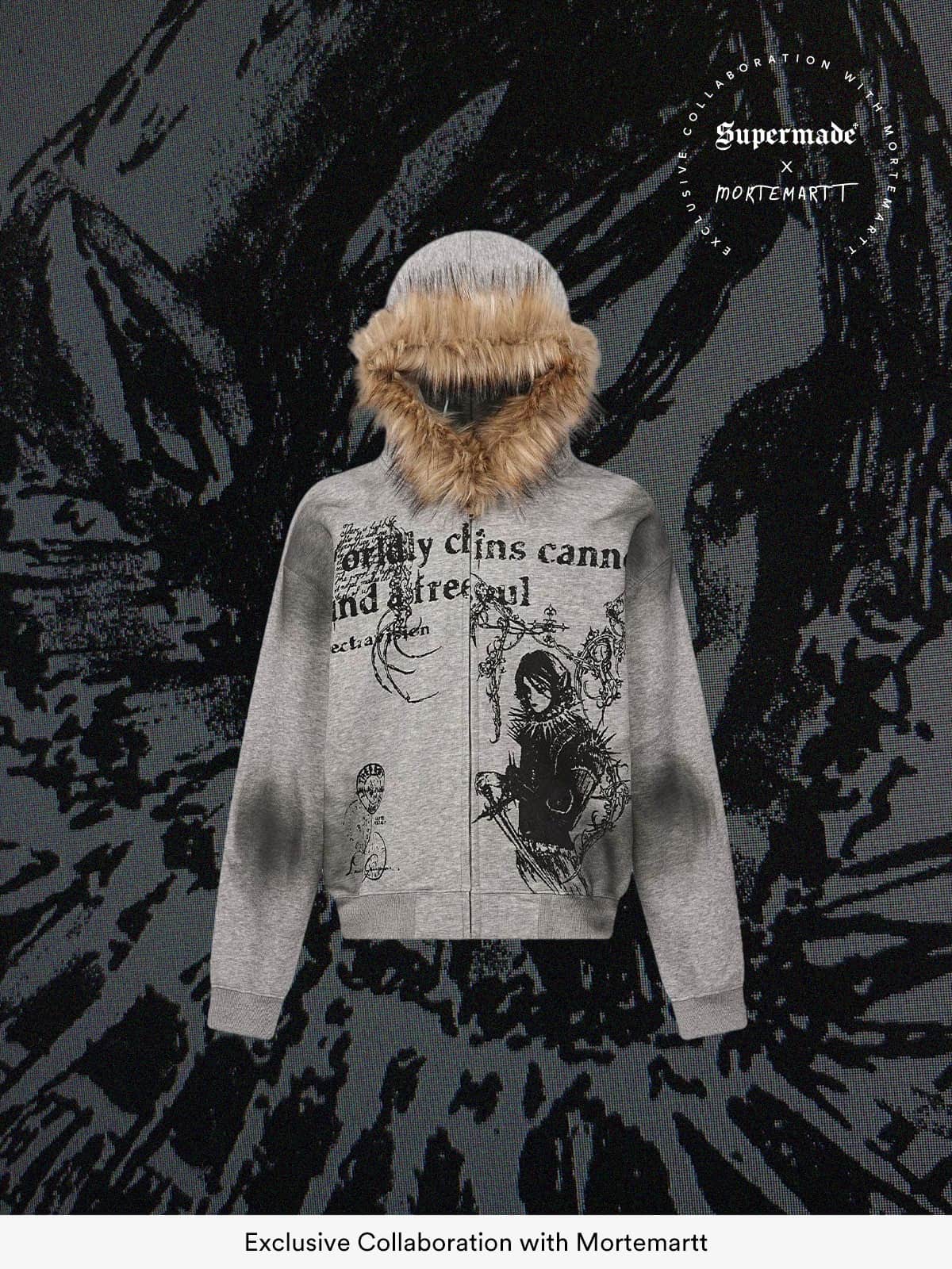 precipice × Mortemartt Graphic Hooded Jacket- 2279