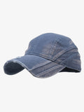 Washed Distressed Panel Baseball Cap