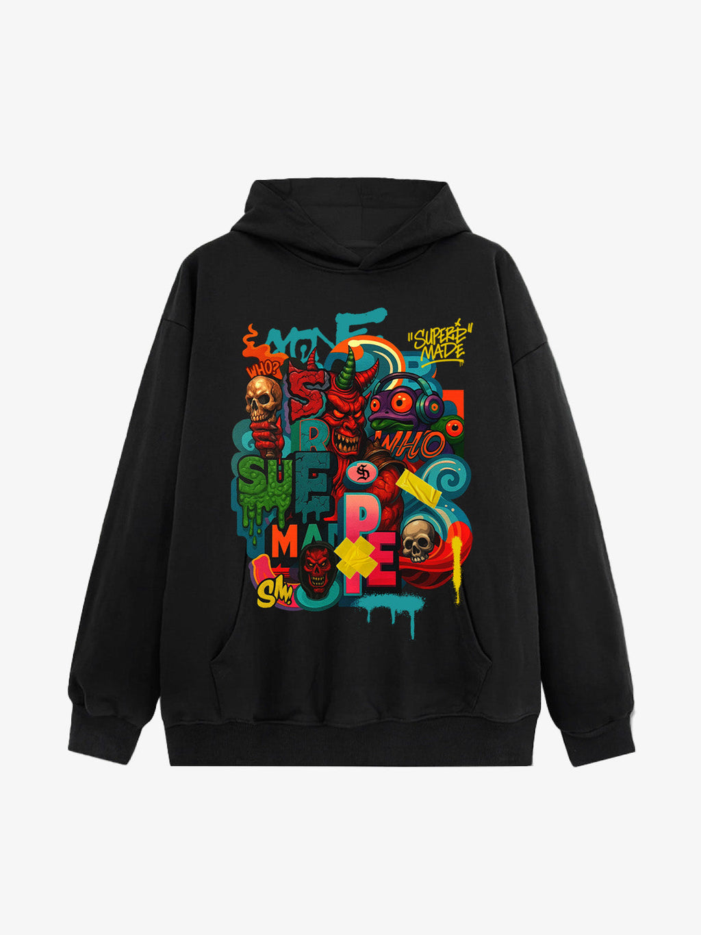 Theprecipice Devil Street Graffiti Carnival Hoodie