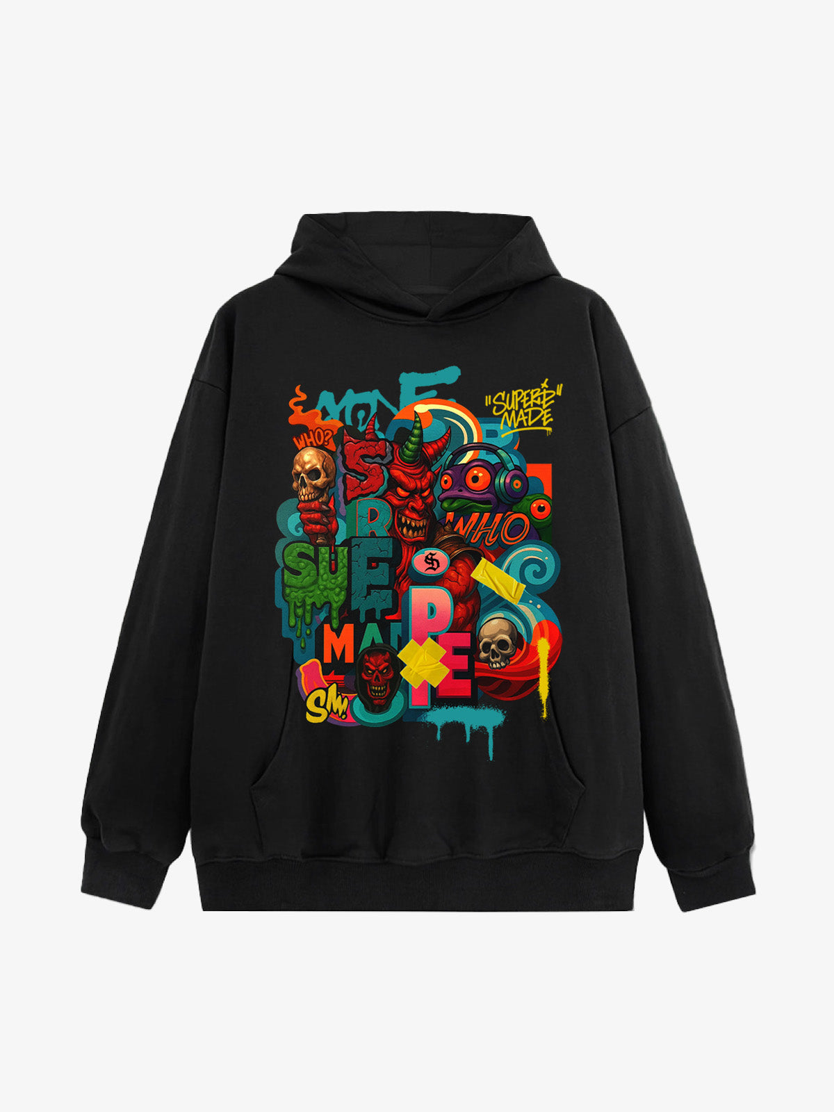 Theprecipice Devil Street Graffiti Carnival Hoodie