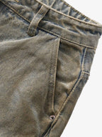 Dirty Wash Spray Dyed Barrel Jeans