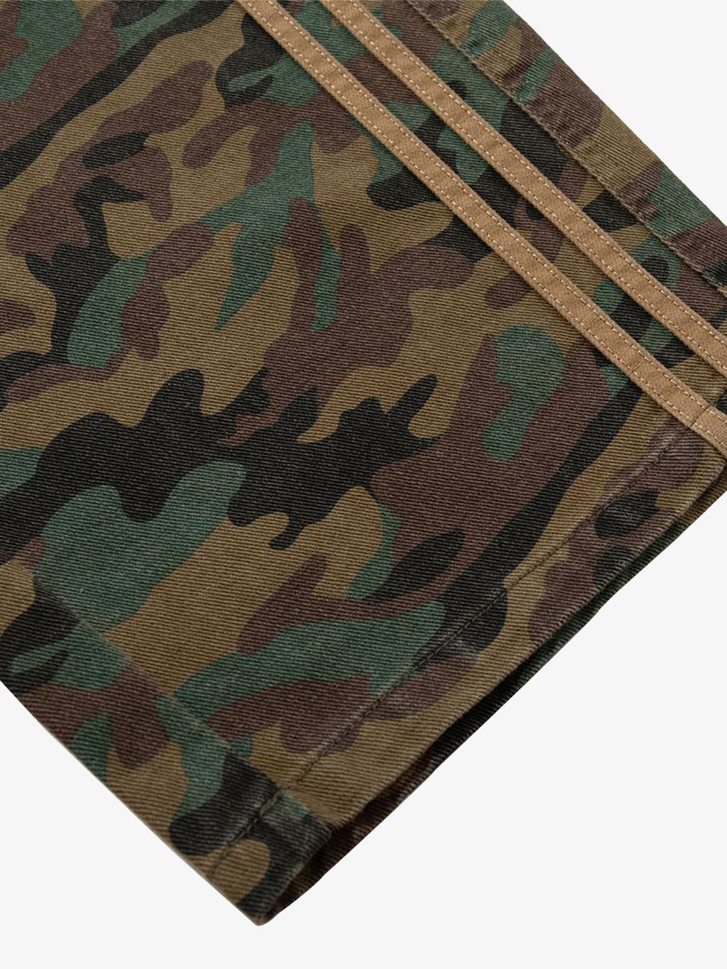 Street Camouflage Side-Striped Jeans
