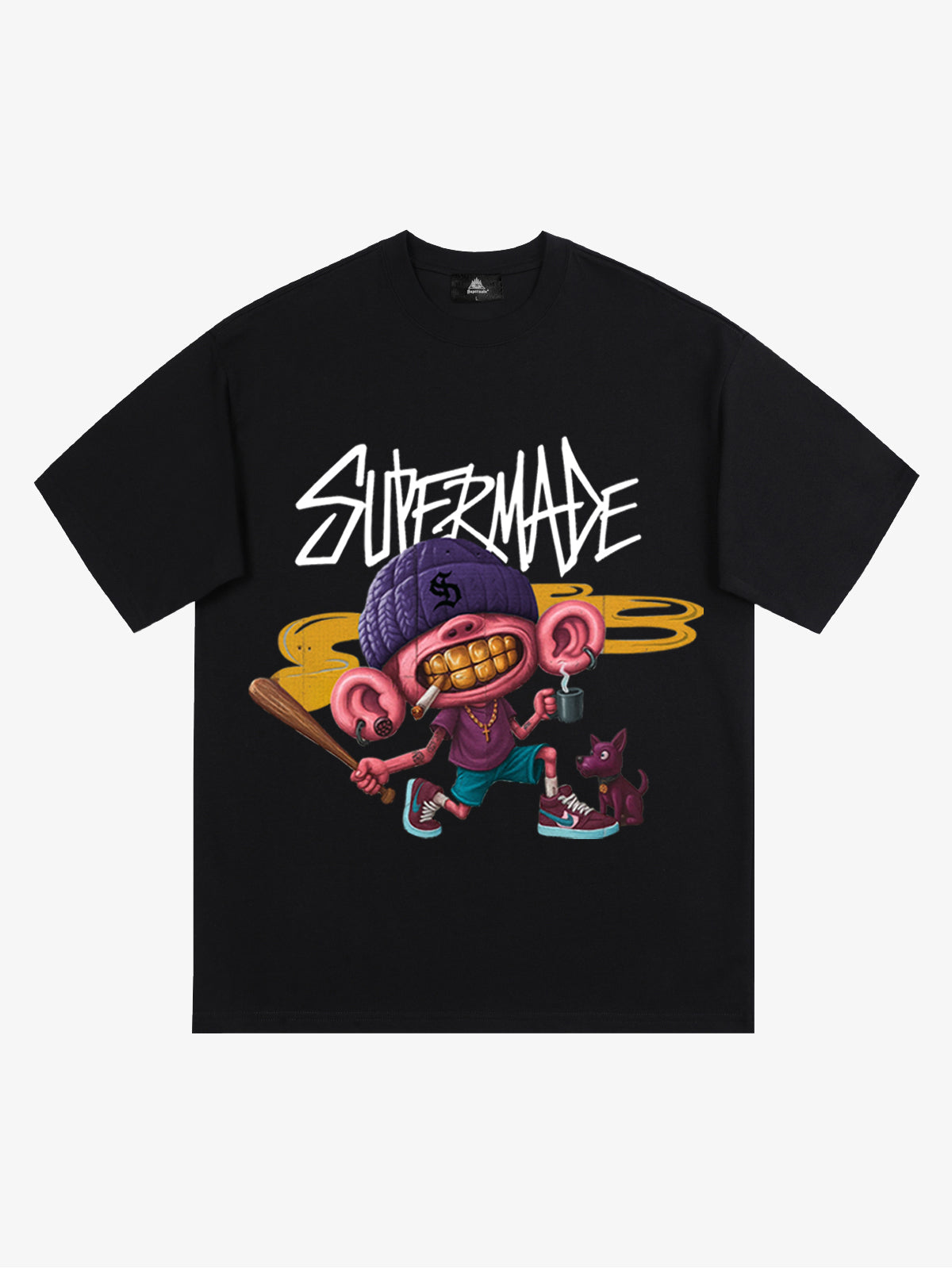 Theprecipice Cartoon Graffiti Trendy Weird Kid T-Shirt