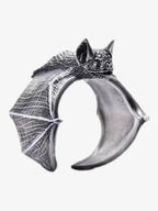 Gothic Bat Open Ring