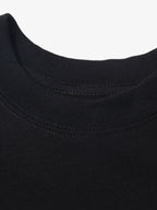 Jersey Knit Detachable Badge Hooded Plaid Cape T-Shirt