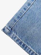Belt Dislocation Creative Washed Jeans