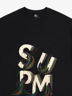 SPMD Letter Cable Graphic T-Shirt